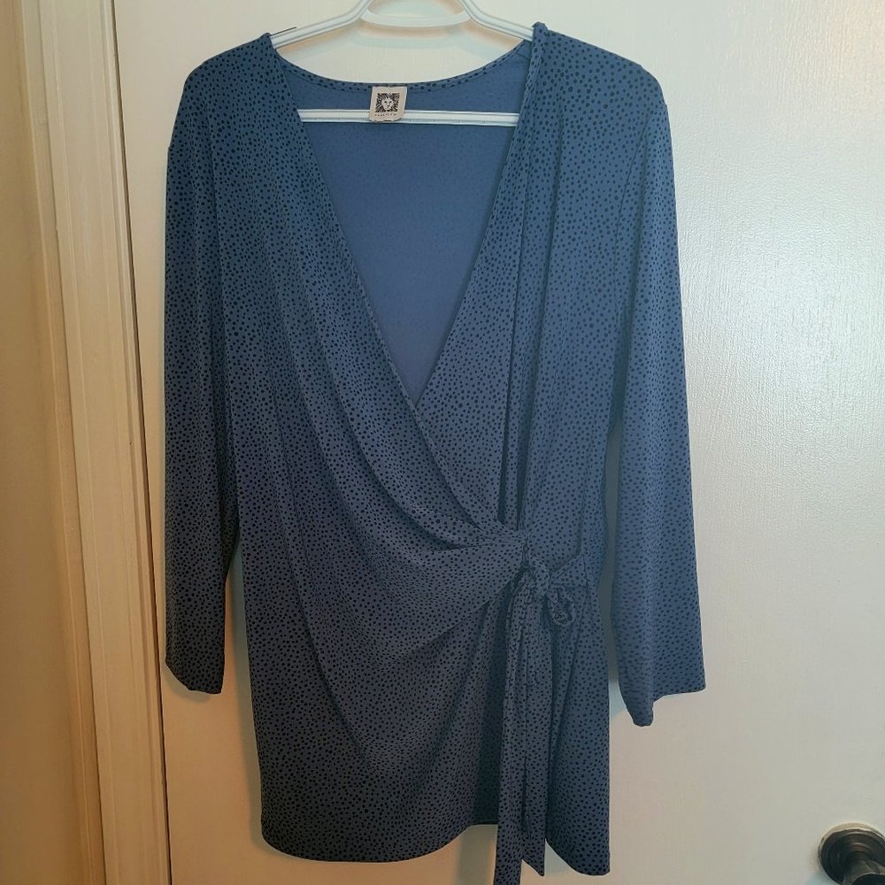 Anne Klein Wrap Top SZ 2X